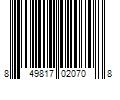 Barcode Image for UPC code 849817020708