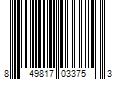 Barcode Image for UPC code 849817033753