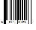 Barcode Image for UPC code 849819000197