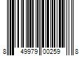 Barcode Image for UPC code 849979002598