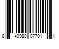 Barcode Image for UPC code 849980077011