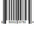 Barcode Image for UPC code 850002007534