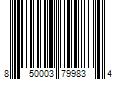 Barcode Image for UPC code 850003799834