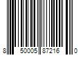 Barcode Image for UPC code 850005872160