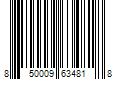 Barcode Image for UPC code 850009634818