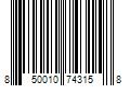 Barcode Image for UPC code 850010743158