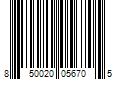 Barcode Image for UPC code 850020056705