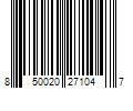 Barcode Image for UPC code 850020271047