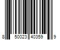 Barcode Image for UPC code 850023403599