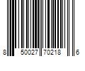 Barcode Image for UPC code 850027702186