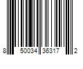 Barcode Image for UPC code 850034363172