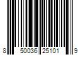 Barcode Image for UPC code 850036251019