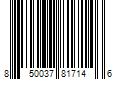 Barcode Image for UPC code 850037817146