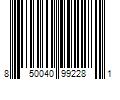 Barcode Image for UPC code 850040992281