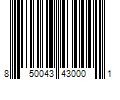 Barcode Image for UPC code 850043430001