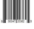 Barcode Image for UPC code 850047203625