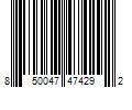 Barcode Image for UPC code 850047474292