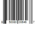 Barcode Image for UPC code 850080006467