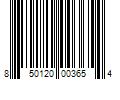 Barcode Image for UPC code 850120003654