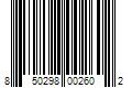 Barcode Image for UPC code 850298002602