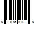 Barcode Image for UPC code 850381000218