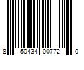 Barcode Image for UPC code 850434007720