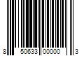 Barcode Image for UPC code 850633000003