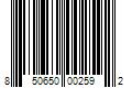 Barcode Image for UPC code 850650002592