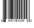 Barcode Image for UPC code 850670002558