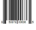 Barcode Image for UPC code 850878006365