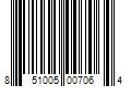 Barcode Image for UPC code 851005007064