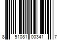 Barcode Image for UPC code 851081003417