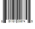 Barcode Image for UPC code 851181006745