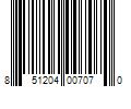 Barcode Image for UPC code 851204007070