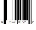 Barcode Image for UPC code 851243007222