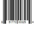 Barcode Image for UPC code 851770003254