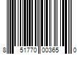 Barcode Image for UPC code 851770003650