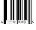 Barcode Image for UPC code 851835003595