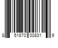 Barcode Image for UPC code 851870008319