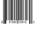 Barcode Image for UPC code 851890006180