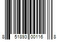 Barcode Image for UPC code 851893001168