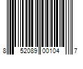 Barcode Image for UPC code 852089001047