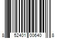 Barcode Image for UPC code 852401006408. Product Name: Irish Breeze WaterWipes Textured Clean 99.9% Water Based Toddler & Baby Wipes  4 Resealable Packs (240 Wipes)