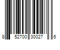 Barcode Image for UPC code 852700300276