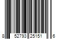 Barcode Image for UPC code 852793251516