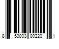 Barcode Image for UPC code 853003002201