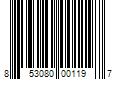 Barcode Image for UPC code 853080001197