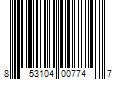 Barcode Image for UPC code 853104007747