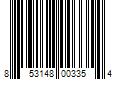 Barcode Image for UPC code 853148003354