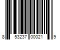 Barcode Image for UPC code 853237000219